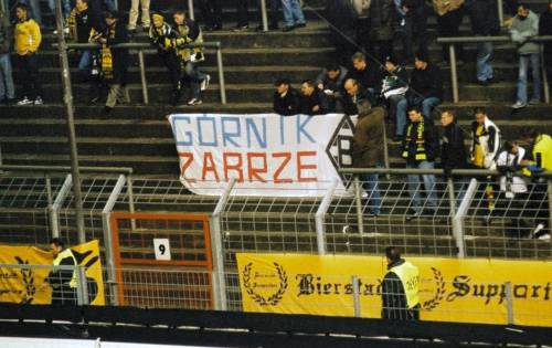 B&ouml;kelberg - Polnische (?) Gladbach Fans in der G&auml;stekurve