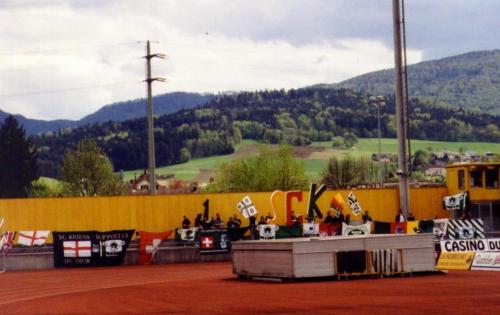 Stade de la Blancherie - Ausw�rts-Fans