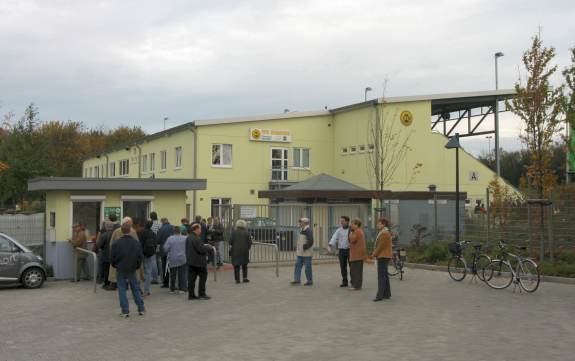PCC-Stadion - Trib&uuml;ne Au&szlig;enansicht