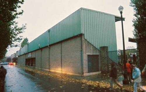 (Kleines) Heyselstadion - Trib&uuml;nenr&uuml;ckseite