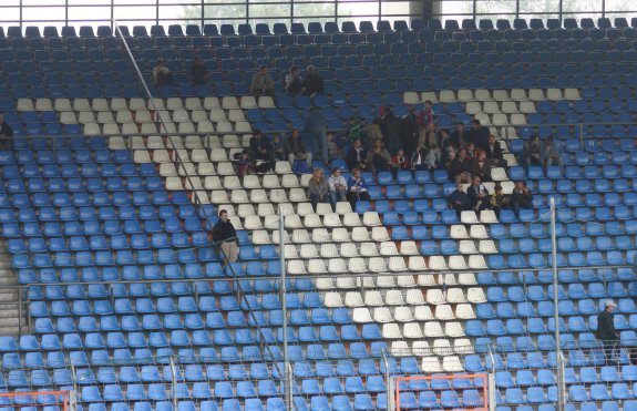 Ruhrstadion - Hintertortrib�ne Detail
